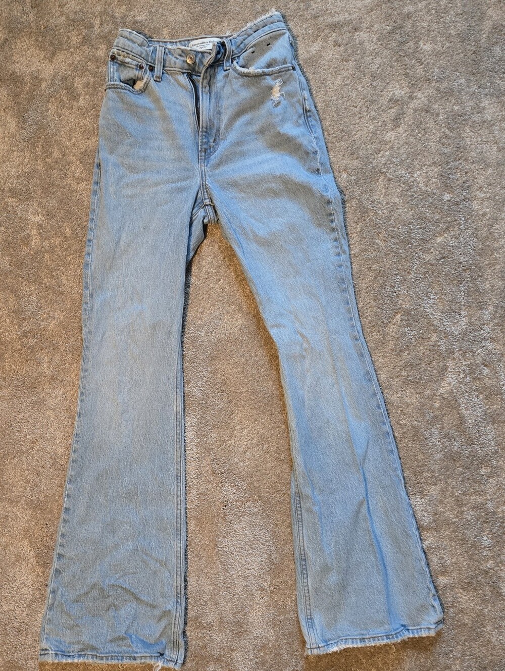 Abercrombie & Fitch Light Blue Flare Jeans